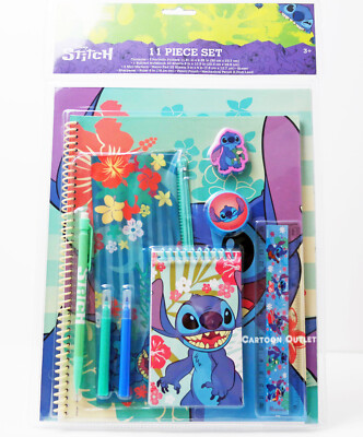 Lilo & Stitch 11-Piece Stationery Set – Back To School Supplies, Disney, Kids Gift