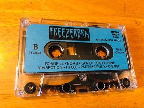FREEZERBRN - Tape 1989 Vermont - Thrash Metal Skate Punk Hardcore Demo RARE - Picture 3 of 9