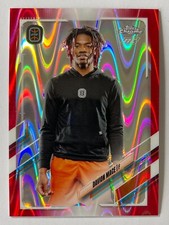 2021-22 Topps Chrome OTE Overtime Elite Davion Mace Red RayWave Refractor RC 5/5