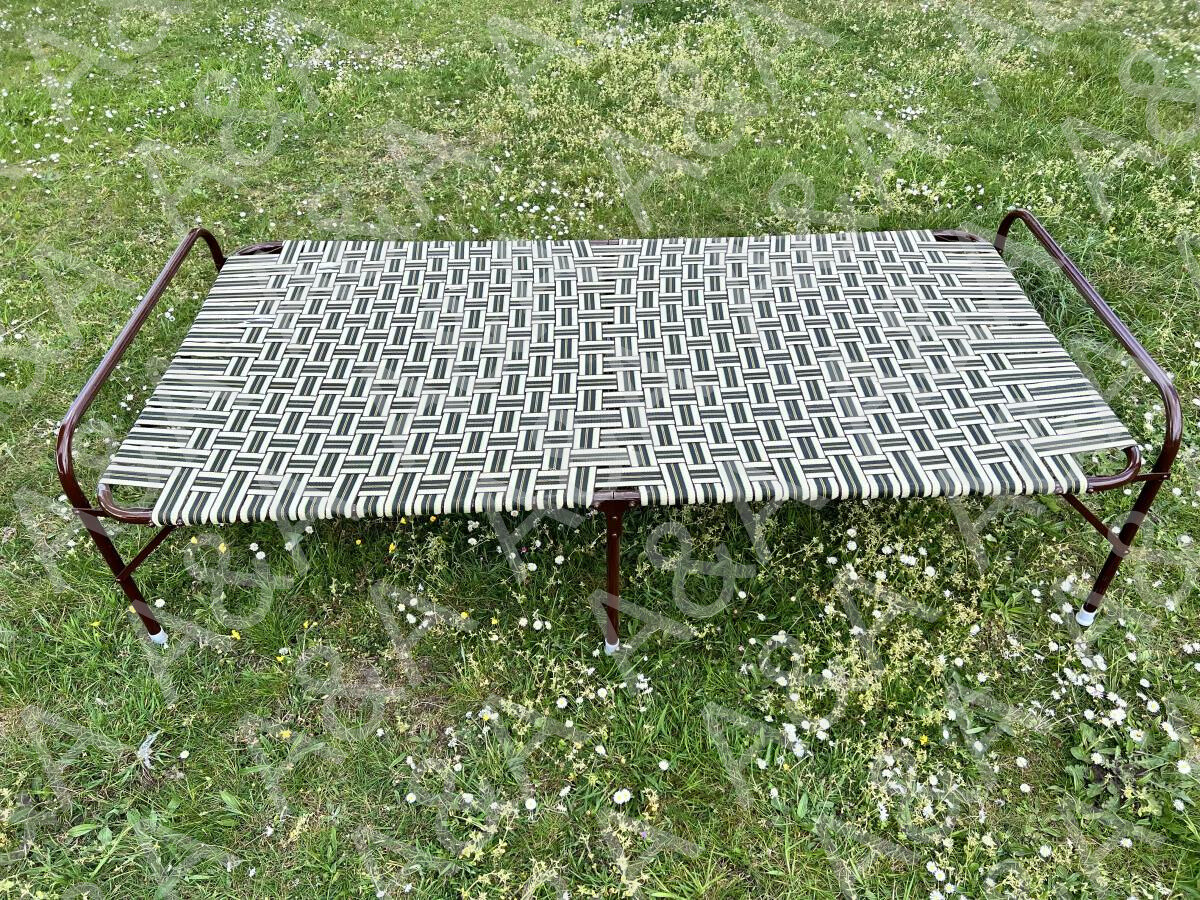 FOLDING PORTABLE SINGLE BED GARDEN CAMPING INDOOR FURNITURE INDIAN