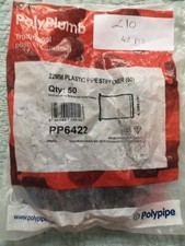 Plumbing supply, 22 mm plastic pipe stiffener , Poly Plumb
