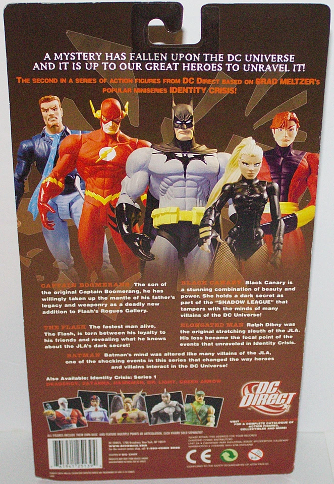 Figura de acción DC Identity Crisis Serie 2 Canario Negro DC Directo SELLADA NUEVA SIN USAR, EN CAJA Foto 2 de 2
