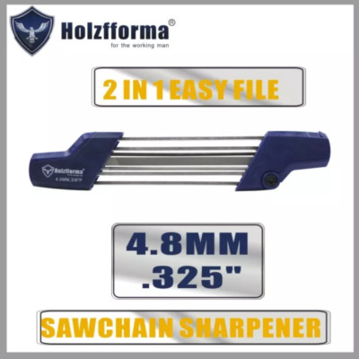 2 IN 1 Easy File .325 3/16 4.8mm Chainsaw Chain Sharpener Wagners