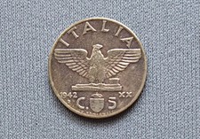 Regno d'Italia Vittorio Emanuele III 1942 5 Centesimi Impero