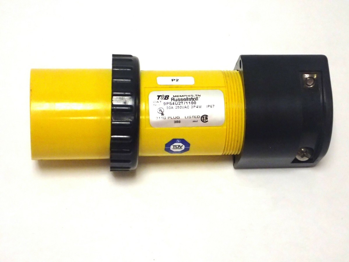Russell Stoll 9C54U2/C75 3/4 Inch 50 Amp 250 Volt 3-Pole 4-Wire