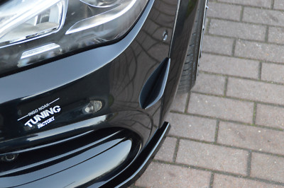 Flaps Luftführung Satz aus ABS für MB A-Klasse W176 45 AMG schwarz glanz