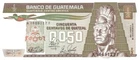 Guatemala 1989 New Bill Of 50 Centavos Of Quetzal Pick 65 UNC
