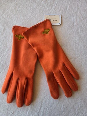 Paire de gants tactiles oranges neufs taille unique (jr) - Photo 1/3