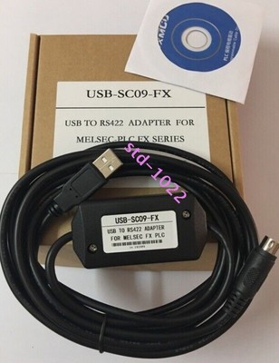 For MITSUBISHI MELSEC USB TO RS422 ADAPTER PLC Programming USB-SC09-FX Cable