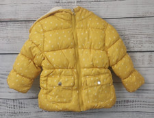 TAHARI Toddler Girls 24 Months Lemon Fleece Puffer Jacket
