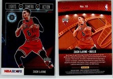 Zach LaVine 2019-20 Hoops Premium Stock Lights Camera Action Purple #18