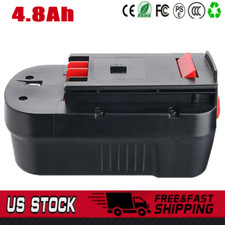 18V for Black and Decker HPB18 18Volt 4.8Ah Battery HPB18-OPE 244760-00 FS18B
