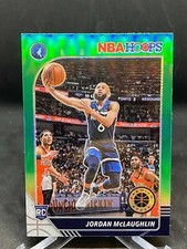 Jordan McLaughlin 2019-20 Hoops Premium Stock GREEN PRIZM #255 Timberwolves RC