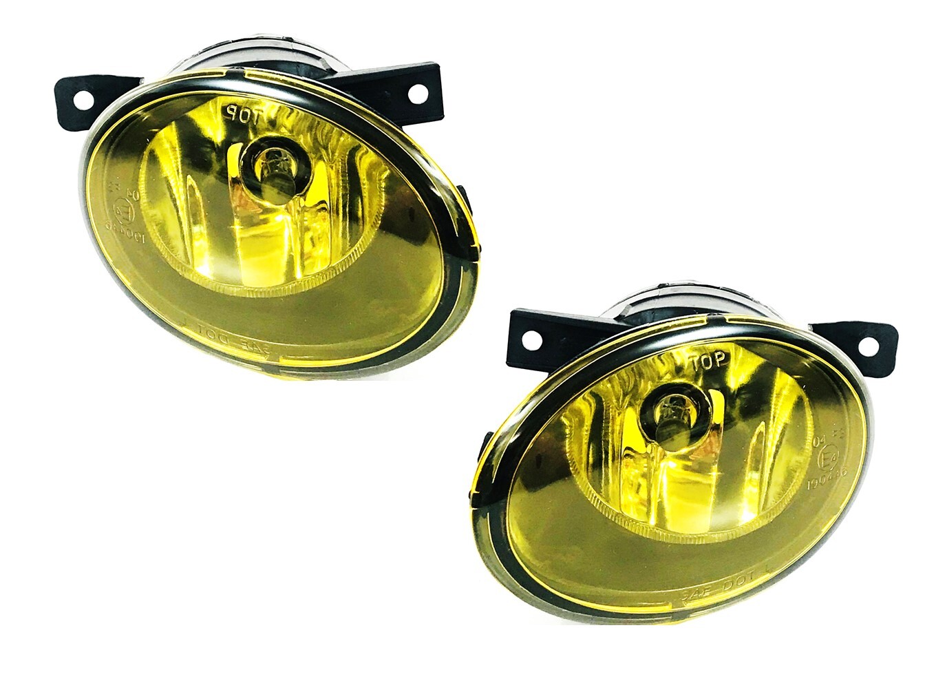 Yellow Fog Lights Left Side + Right Side Fog Lamp Compatible With VW T5 Facelift