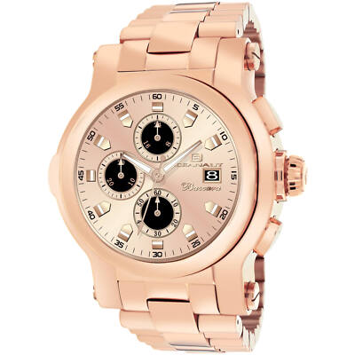 Oceanaut Men's Watch Baccara XL Rose Gold Dial Plated Steel Bracelet OC0825