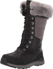 UGG Women's Black Adirondack Tall III Snow Boot - Warm, Dry, Winter Boots