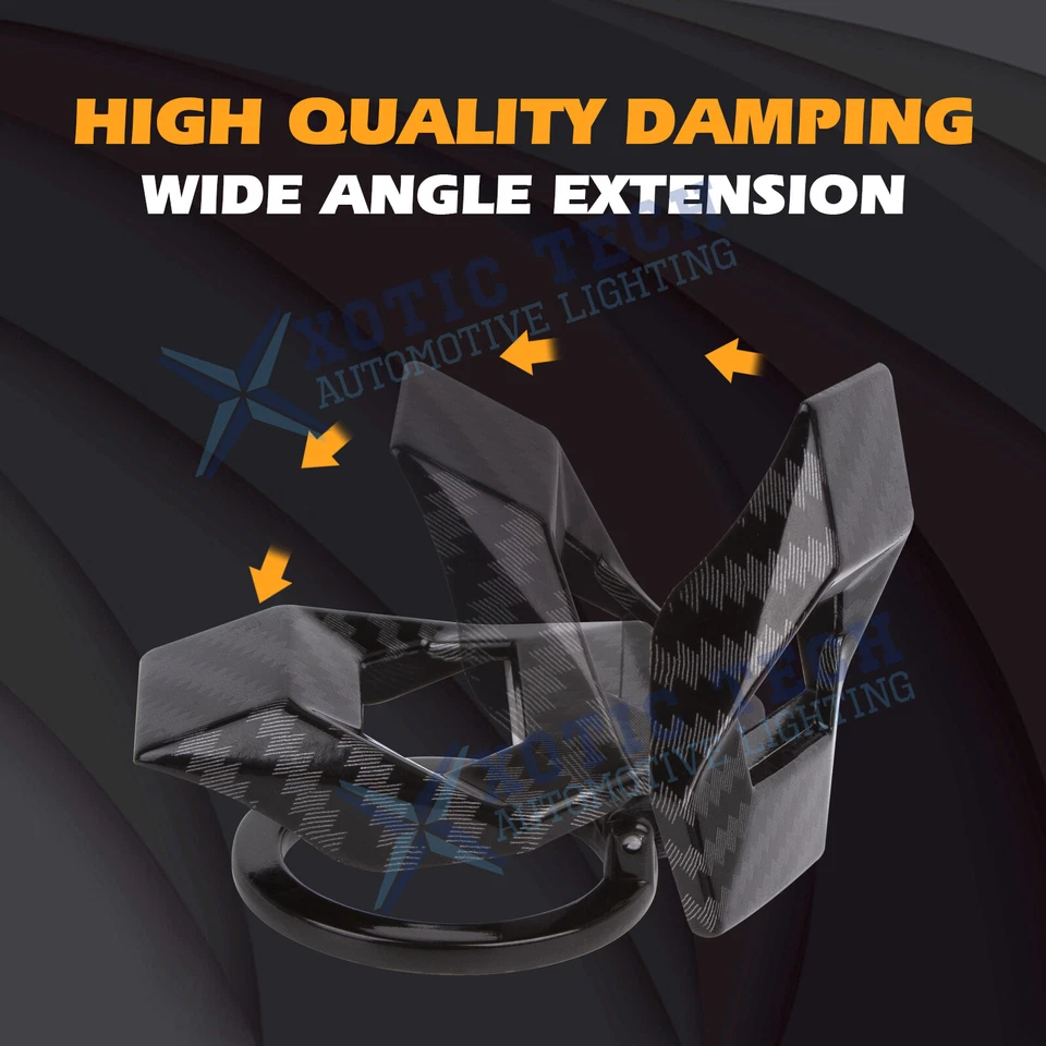 1x Fibra de Carbono Motor Arranque Parada Pulsador Interruptor Cubierta Borde Accesorios Coche Foto 3 de 4