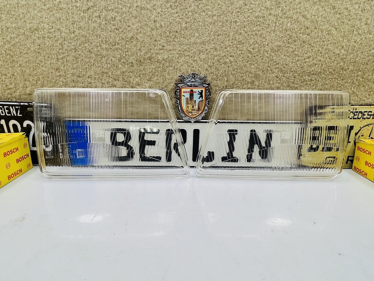 Mercedes Benz W126 SEC Coupe Headlights Lens BOSCH Genuine NOS | eBay