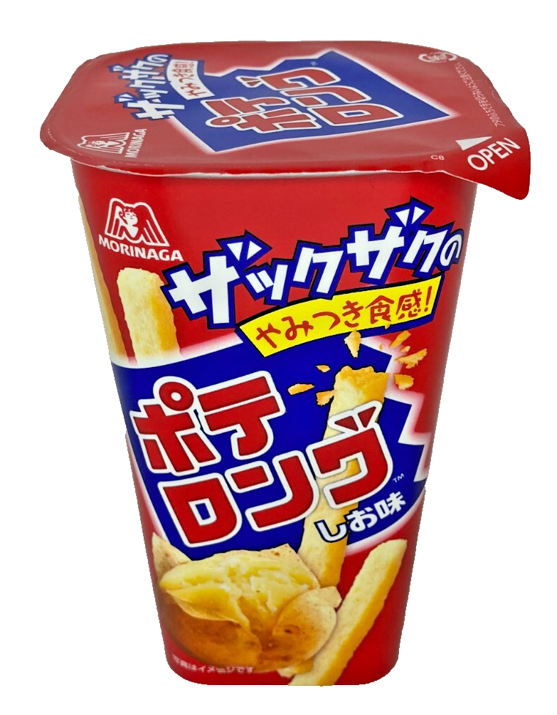 Japan Potato Snacks Morinaga PoteLong Salt Flavor 45g × 10 cups | eBay