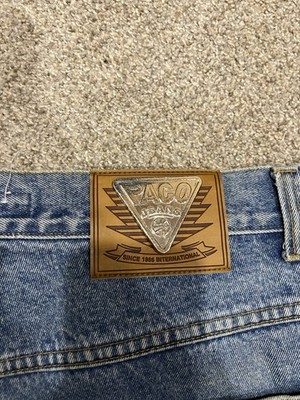 Paco Sport Black Wash Carpenter Jeans Skater Grunge 46x32 Vintage Y2K