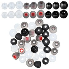 36pcs Replacement Silicone Ear Tips for Earbuds Noise Reducing Covers