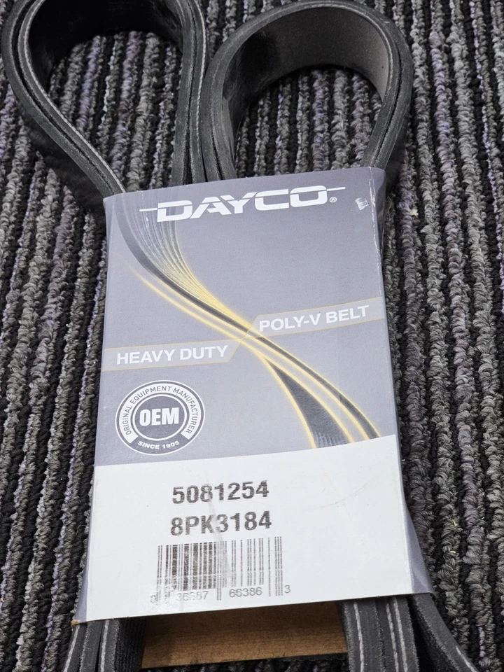 Transmisión principal con correa serpentina Dayco 5081254 para modelos Ford Excursion 03-05 Foto 2 de 4