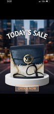 189 Michael Kors Leather Chain Wallet Phone Crossbody Navy Blue Purse