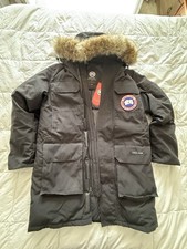 Canada Goose Men s Black Long Down Hooded Par...