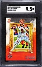 Joe Burrow 2020 Chronicles Gridiron Kings #GK-1 - Rookie Card RC - SGC 9.5. rookie card picture