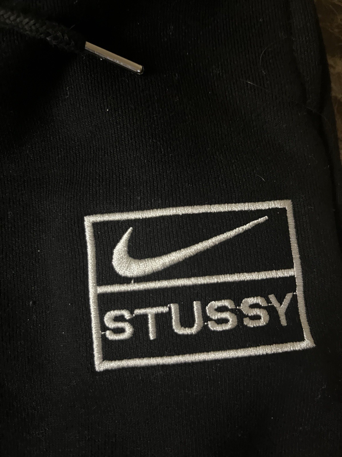 Nike x Stussy Fleece Jogger Sweatpants Men Black thumbnail 2