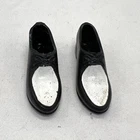 Vintage Mattel Ken Black And White Loafers Squishy Shoes  Rubber Japan