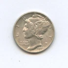1940-P  Mercury Dime - 90% Silver - Free Shipping