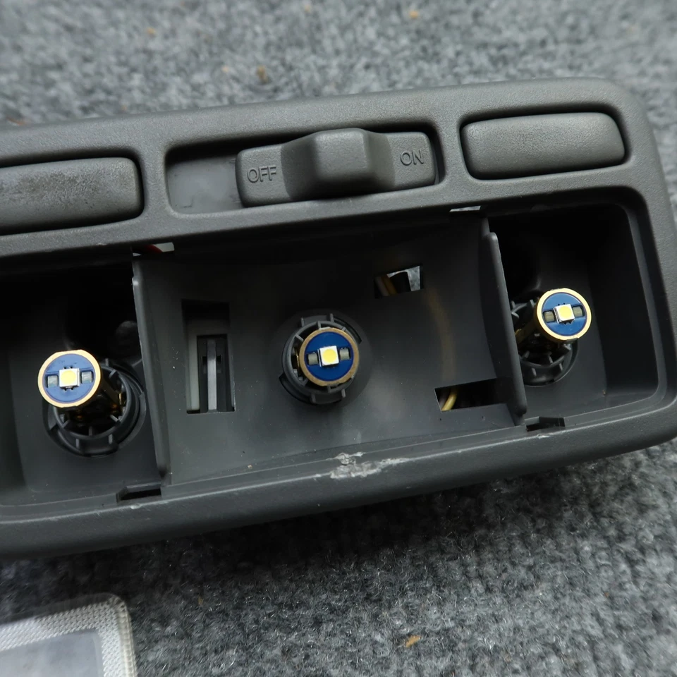 1997-2001 Honda Prelude Dome Light Upper Map LED Bulb 3 Bulbs TESTED WORKS OEM - Изображение 2 из 4