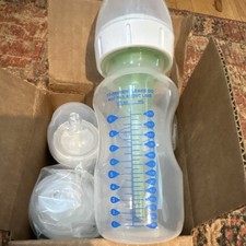 Dr. Brown  s Options Wide Neck Baby Bottle Set 9oz BPA-Free Anti-Colic