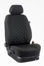 VW Golf 4 Cabrio Maß Sitzbezüge Schonbezüge Komplettset: Kunstleder/schwarz