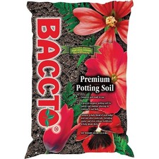 Baccto 1225P Potting Soil, Granular, Dark Brown/Light Brown, 25 lb, Bag 1.74 per gallon