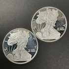 Lot of 2 1/2 Oz Walking Liberty Silver Rounds