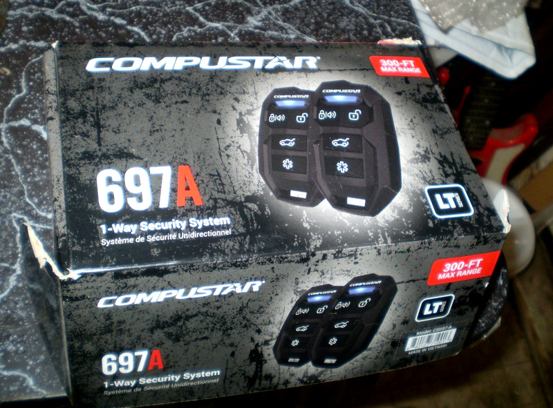 Compustar CS697-A  1-Way Security System - Black