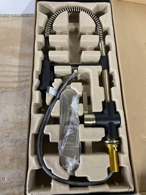 Kraus KPF1690BGMB Britt  Series Single Handle Commercial Kitchen Faucet *READ*