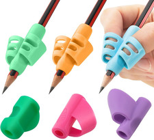 Pencil Grips for Kids 2 to 5 Soft Silicone Writing Grip Trainers 6 Pack
