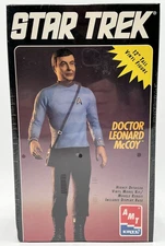 Vintage AMT Ertl Star Trek Dr. Leonard McCoy 12" Vinyl Figure Model Kit Sealed