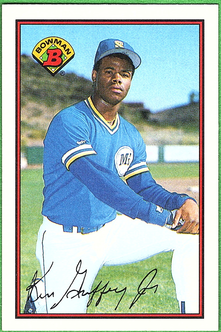 1989 Bowman Baseball Card - Ken Griffey Jr #220 (RC) HOF Mariners