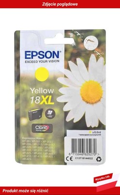 C13T18144022 Epson Expression Home XP-305 wkład atramentowy Żółty