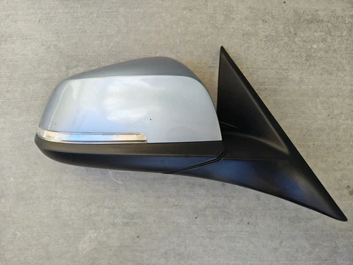 2012-2018 BMW F30 F31 328i Right Power Fold Mirror 5 Pin Liquid Blue Genuine OEM
