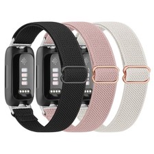 3-Pack Elastic Bands for Fitbit Inspire 3 / Inspire 2 / Inspire/Inspire HR Ba...