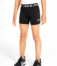 Junior Nike Pro Dri-FIT Black Compression Shorts Size Medium, RRP &pound;22.99