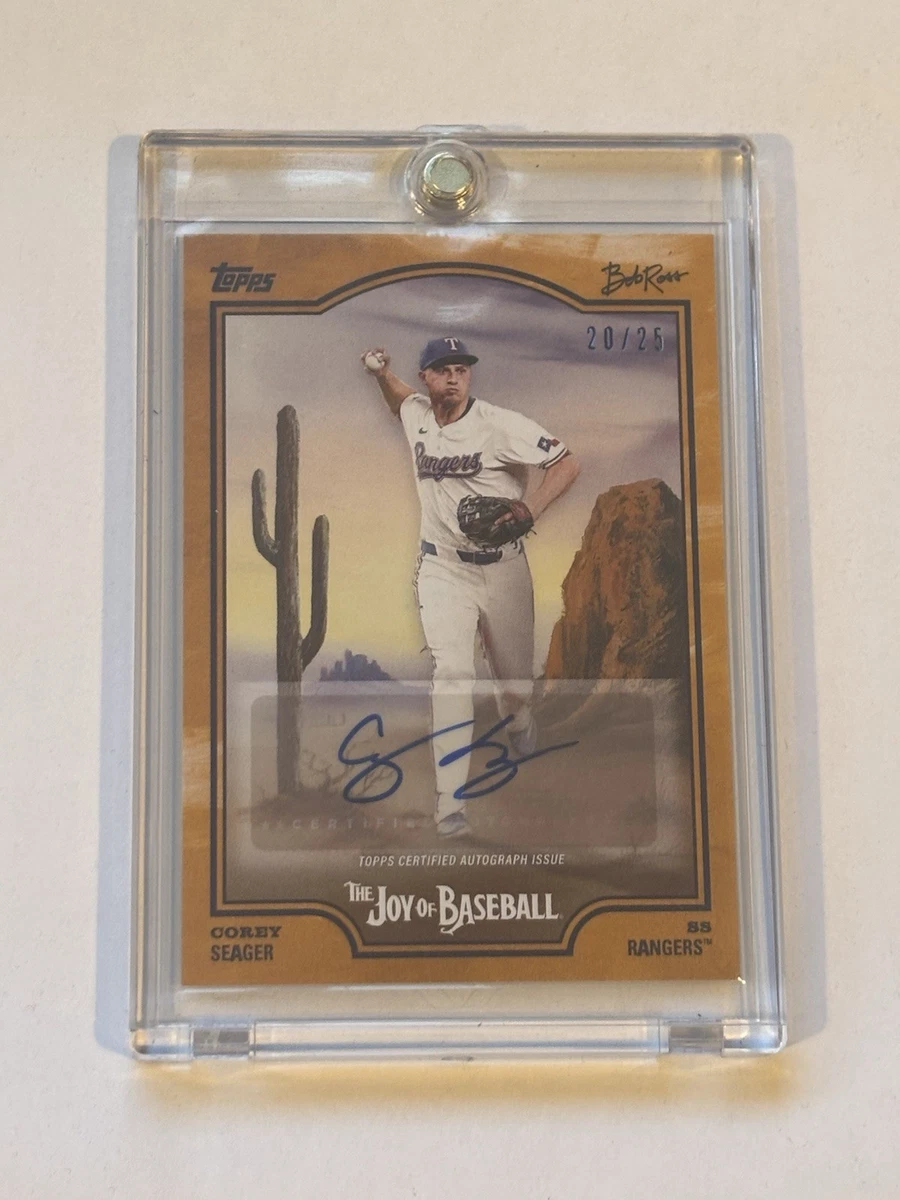 Corey Seager Autographed Baseball Sports Trading Cards
