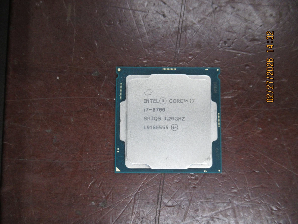 Intel Core i7-8700 Processor Model Computer Processors (CPUs) for