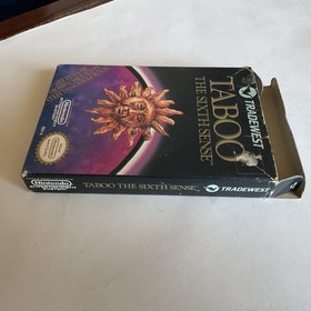 Taboo The Sixth Sense, NES, Complete In Box, 1989.