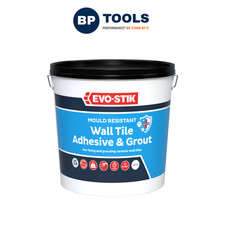 Evo-stik 30812624 Mould Resistant Wall Tile Adhesive & Grout 5 Litre